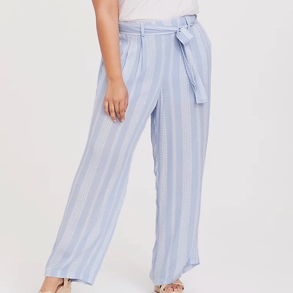 torrid Pants - Torrid Geo Striped Gauze Wide Leg Pant NWT Size 4X